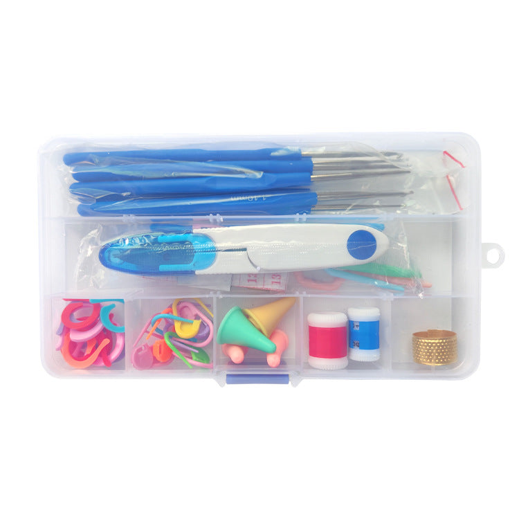Hand-woven Soft Handle Sweater Needle Crochet Material Package 53-piece Set Crochet Hook Set