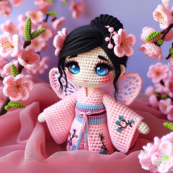 4 in 1 Floral Fairy Bundle – Crochet Pattern