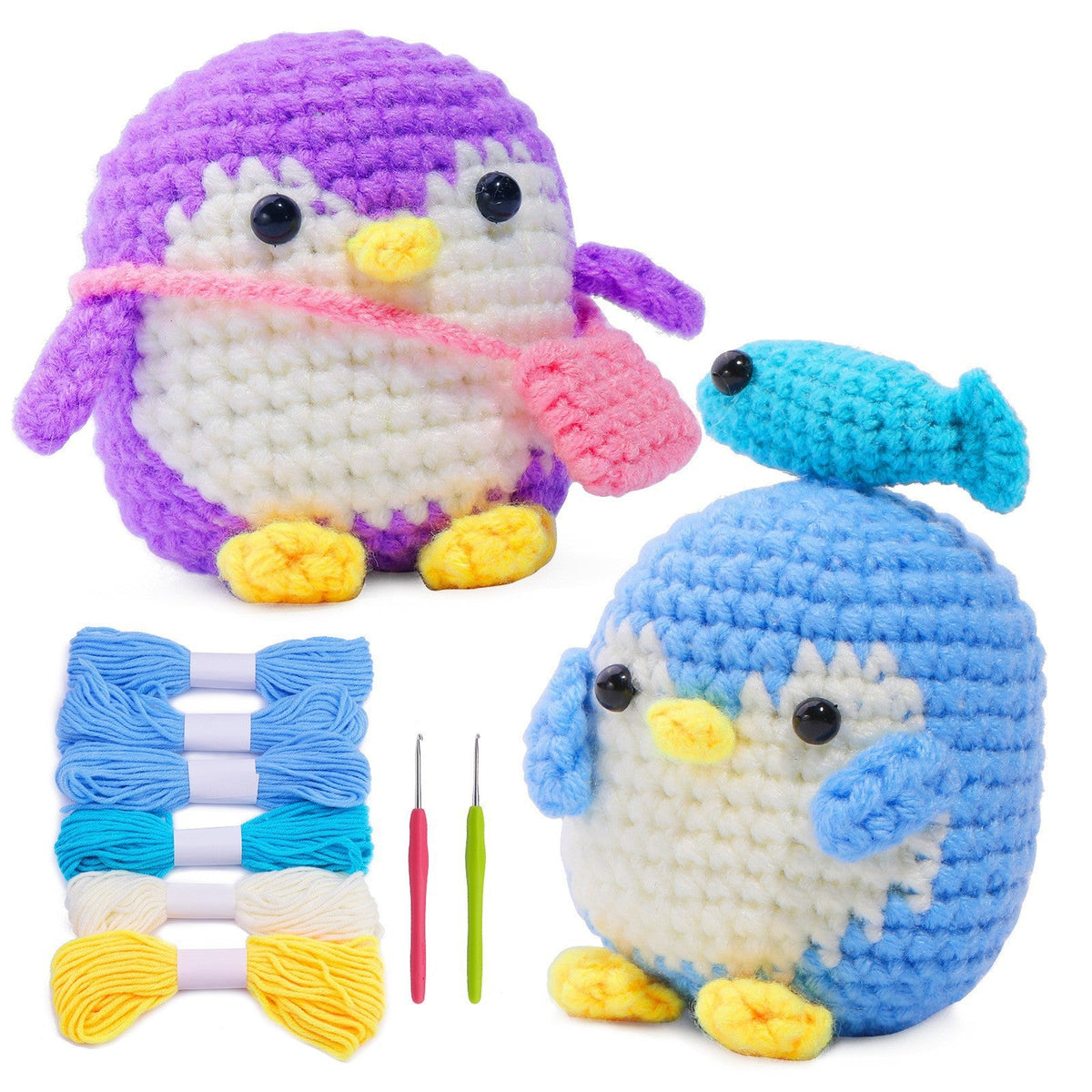 Handmade Diy Wool Ball Doll Crochet Material Package