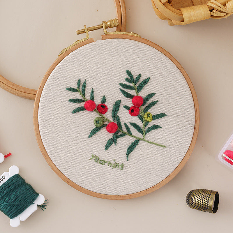 DIY Flower Material Pack Beginners Embroider
