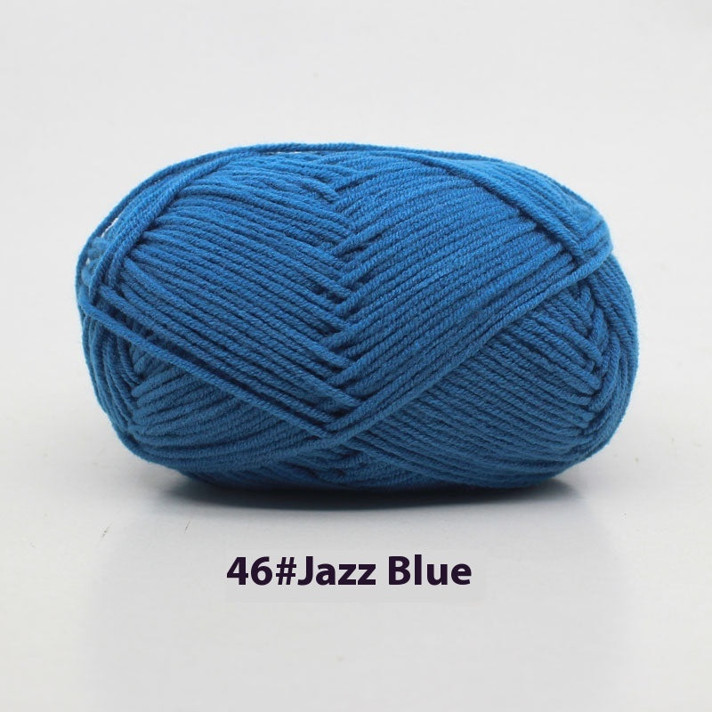 Four-strand Milk Cotton Crochet Cotton Wool Ball