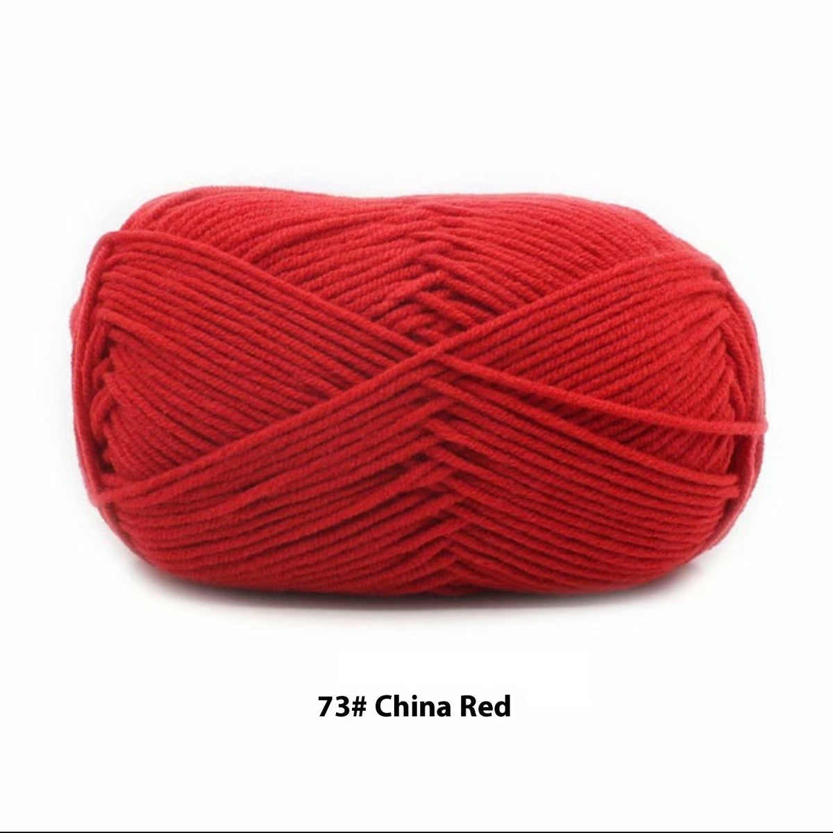 Four-strand Milk Cotton Crochet Cotton Wool Ball