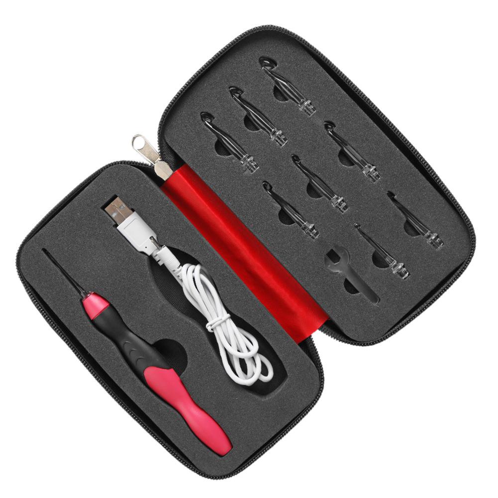 Glowing Crochet Hook Can Be Recharged To Adjust The Brightness