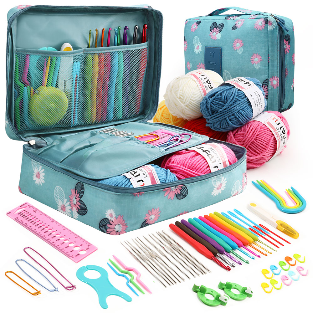 Beginner Beginner Crochet Suit Multi-color Storage Bag