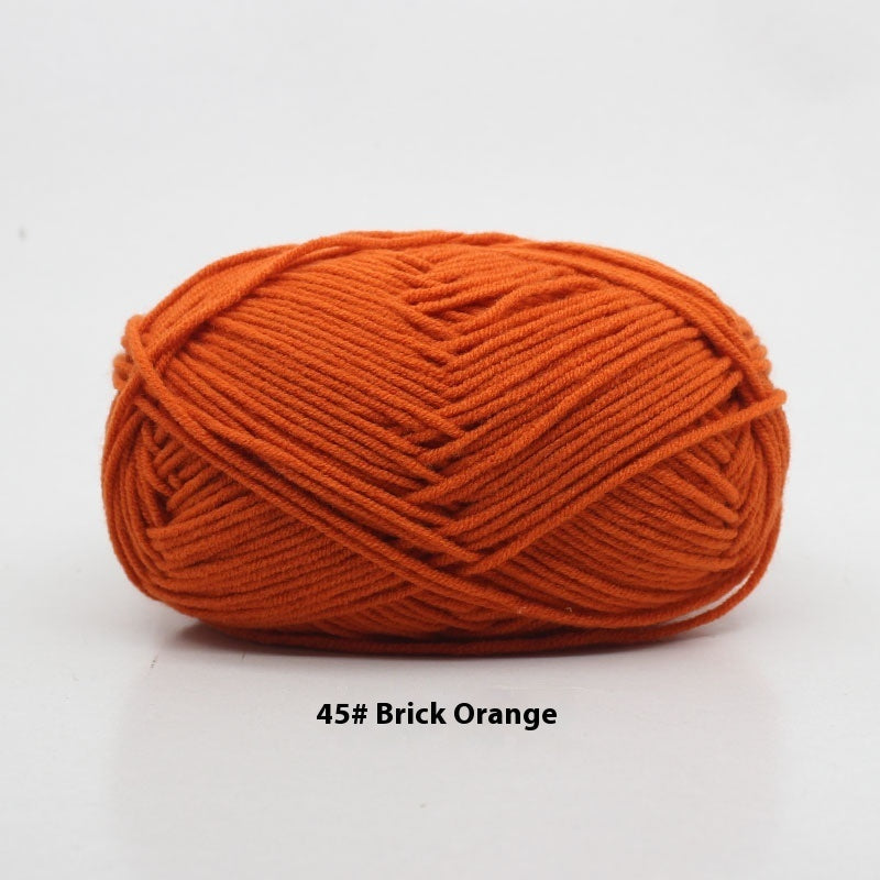 Four-strand Milk Cotton Crochet Cotton Wool Ball