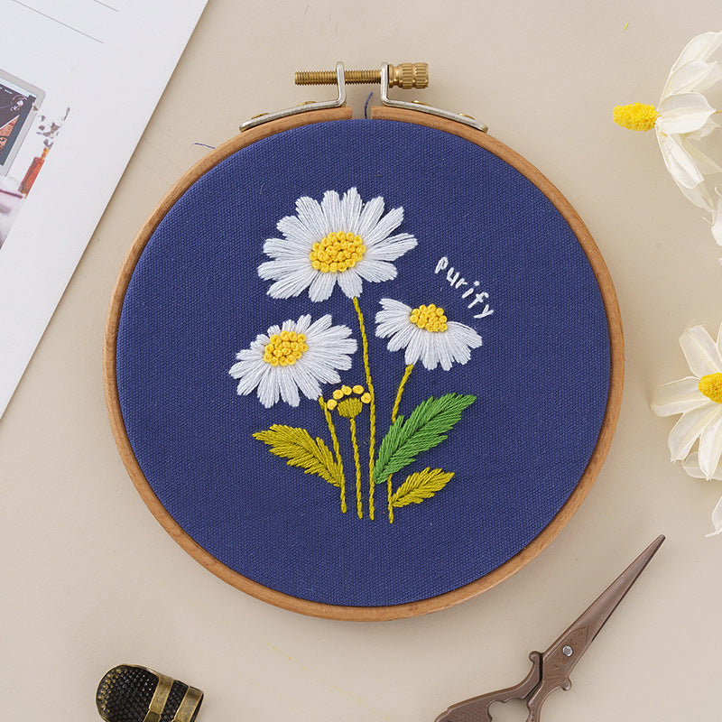DIY Flower Material Pack Beginners Embroider