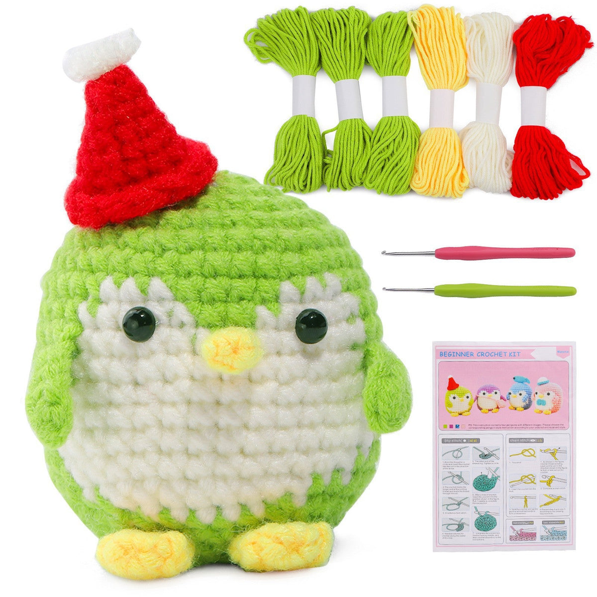 Handmade Diy Wool Ball Doll Crochet Material Package