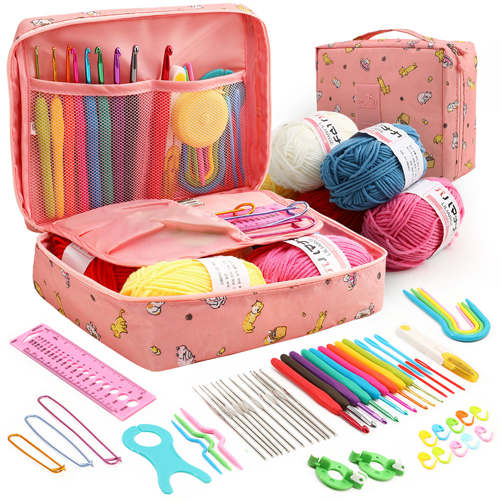 Beginner Beginner Crochet Suit Multi-color Storage Bag
