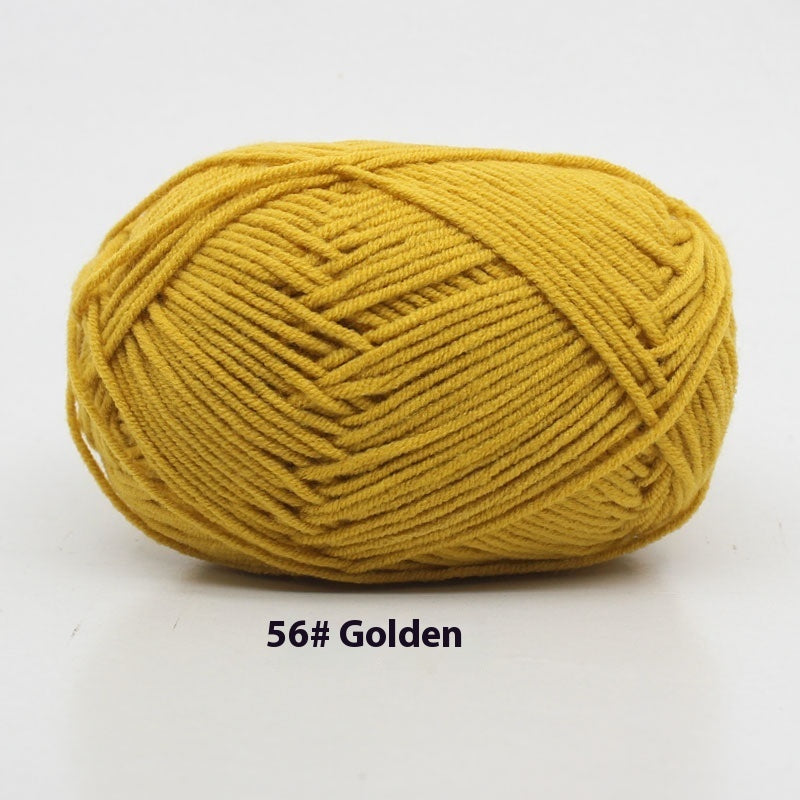 Four-strand Milk Cotton Crochet Cotton Wool Ball