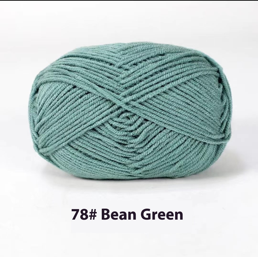 Four-strand Milk Cotton Crochet Cotton Wool Ball