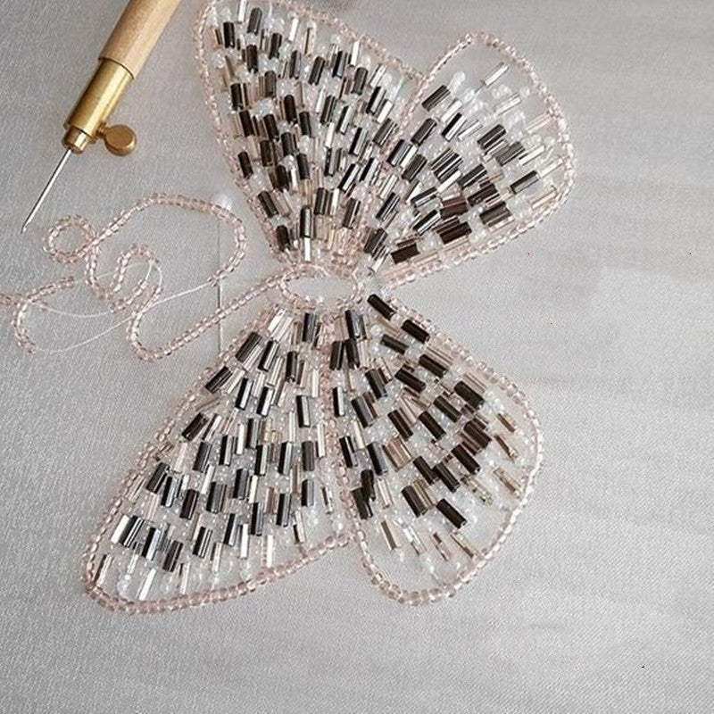 French Embroidery Crochet DIY String Sequins