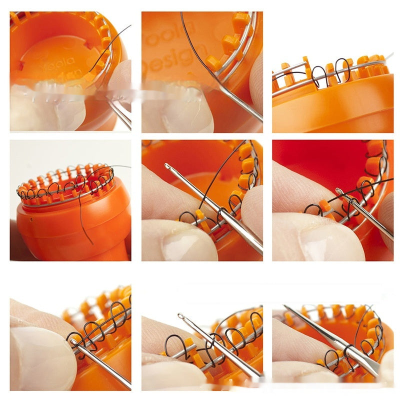 Crochet Weaving Machine With Automatic Release Function