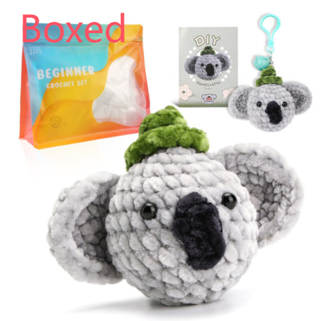 Chenille Doll Material Package Handmade DIY Crochet Woven Material Kit