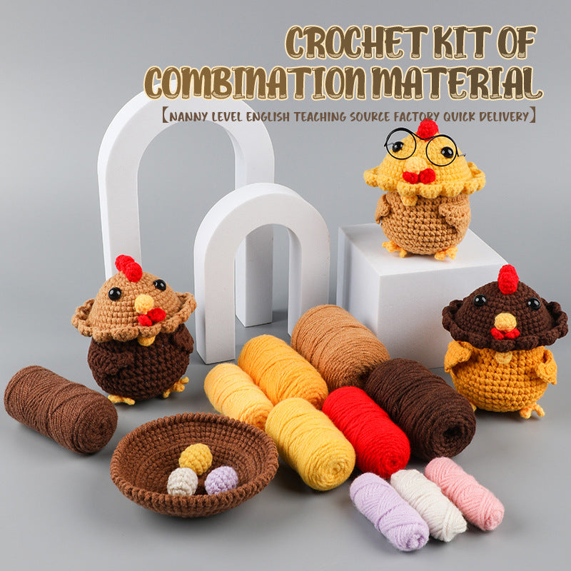 Converter Chicken Handmade Diy Crochet Material Package