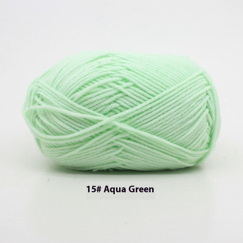 Four-strand Milk Cotton Crochet Cotton Wool Ball