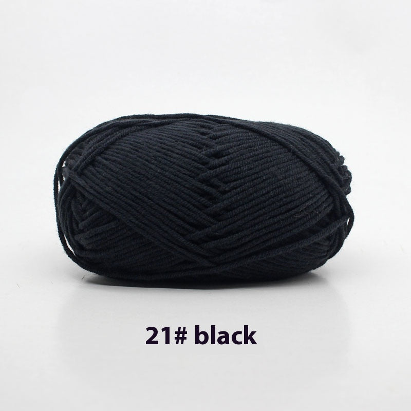 Four-strand Milk Cotton Crochet Cotton Wool Ball