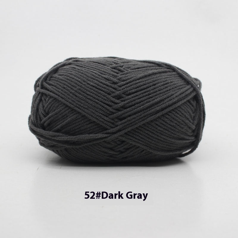 Four-strand Milk Cotton Crochet Cotton Wool Ball