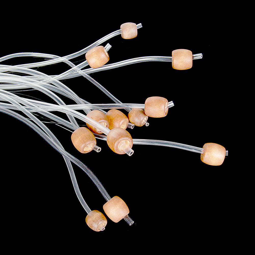 Loop Crochet Long Needle Bamboo Needle With Bead Bamboo Charcoal Loop Needle