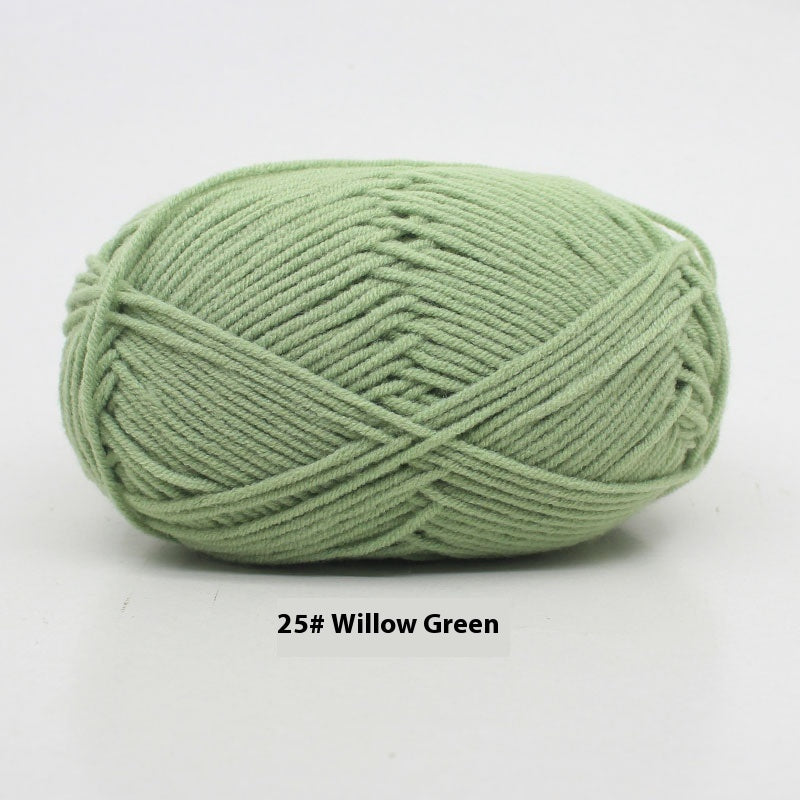 Four-strand Milk Cotton Crochet Cotton Wool Ball