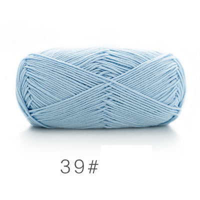 Cotton Wool Ball Scarf Crochet Handmade Baby Blanket Woven Material Bag