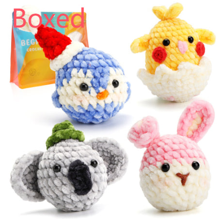 Chenille Doll Material Package Handmade DIY Crochet Woven Material Kit