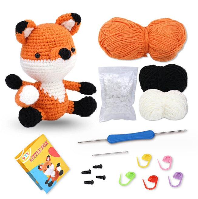 Crochet Material Package Woven Wool Ball Handmade Doll Diy Knitted Crochet Material Package