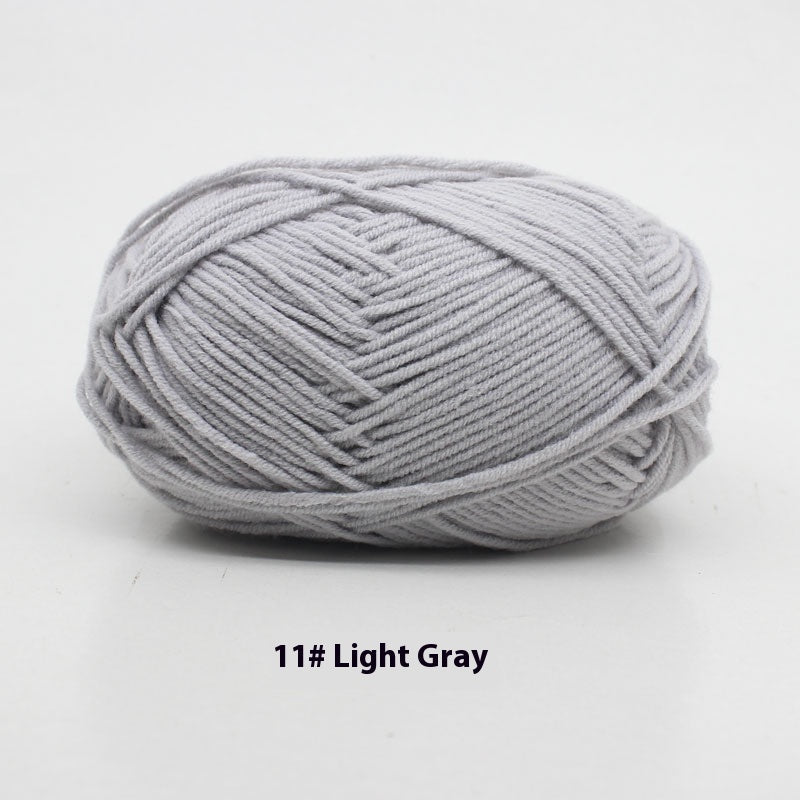 Four-strand Milk Cotton Crochet Cotton Wool Ball