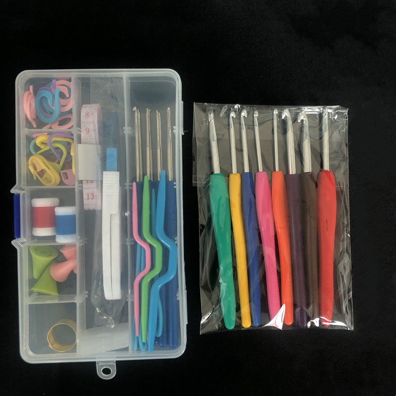 Hand-woven Soft Handle Sweater Needle Crochet Material Package 53-piece Set Crochet Hook Set