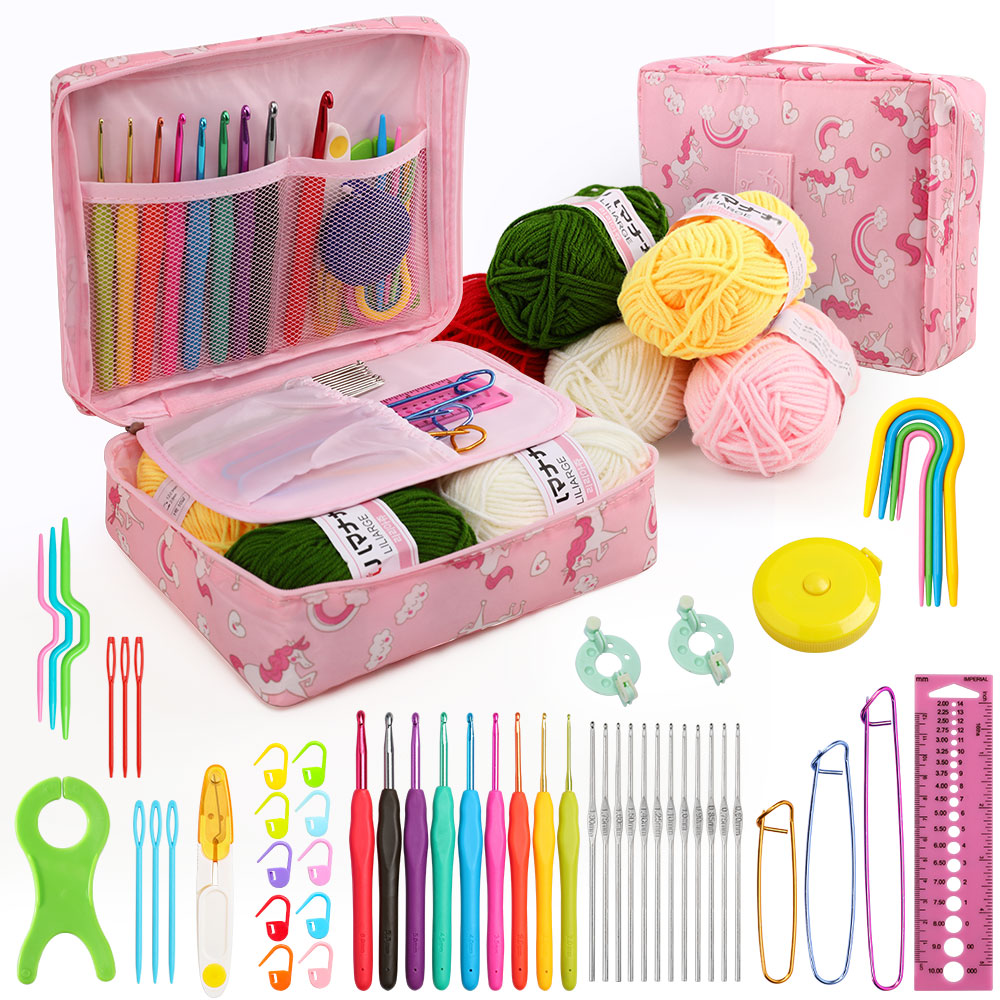 Beginner Beginner Crochet Suit Multi-color Storage Bag