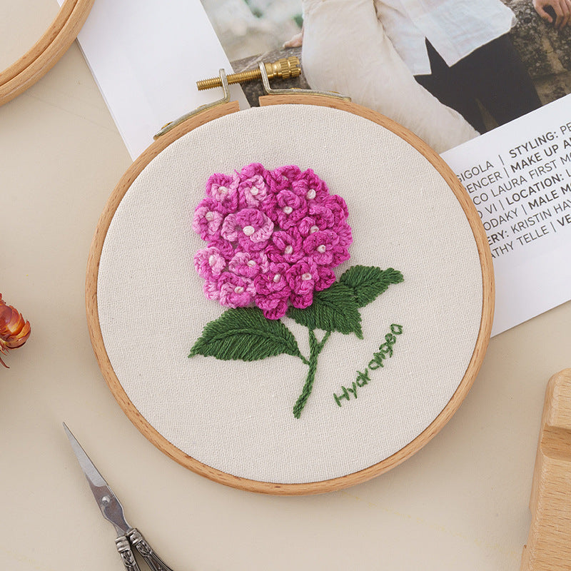 DIY Flower Material Pack Beginners Embroider