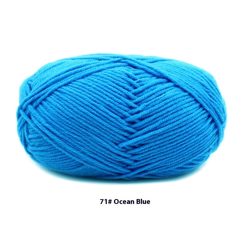 Four-strand Milk Cotton Crochet Cotton Wool Ball
