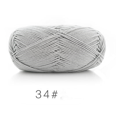 Cotton Wool Ball Scarf Crochet Handmade Baby Blanket Woven Material Bag