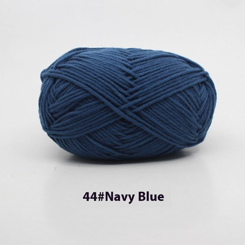 Four-strand Milk Cotton Crochet Cotton Wool Ball