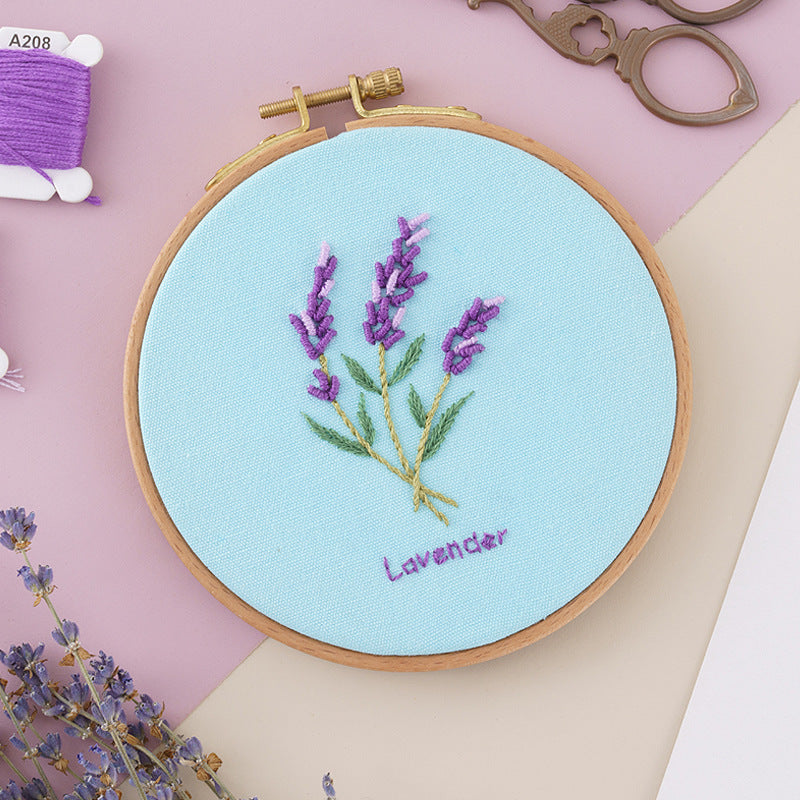 DIY Flower Material Pack Beginners Embroider