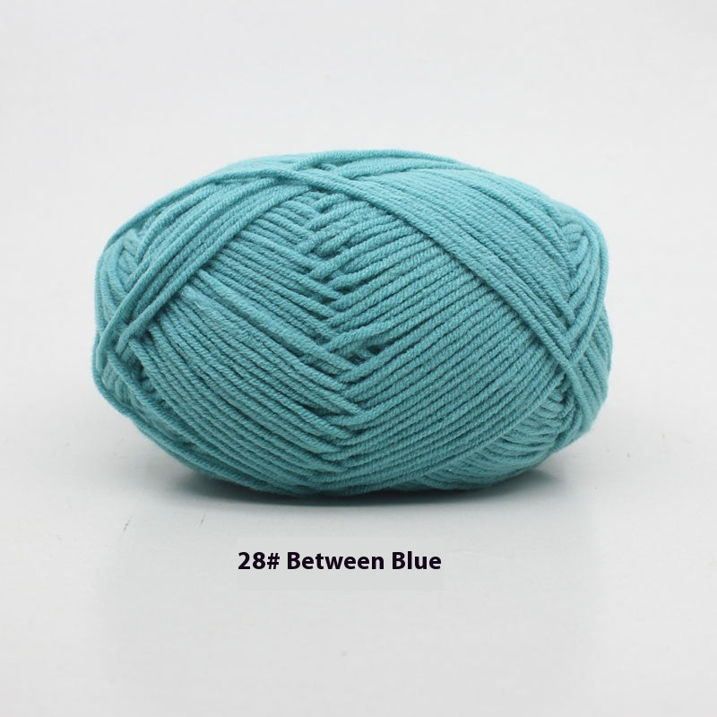 Four-strand Milk Cotton Crochet Cotton Wool Ball