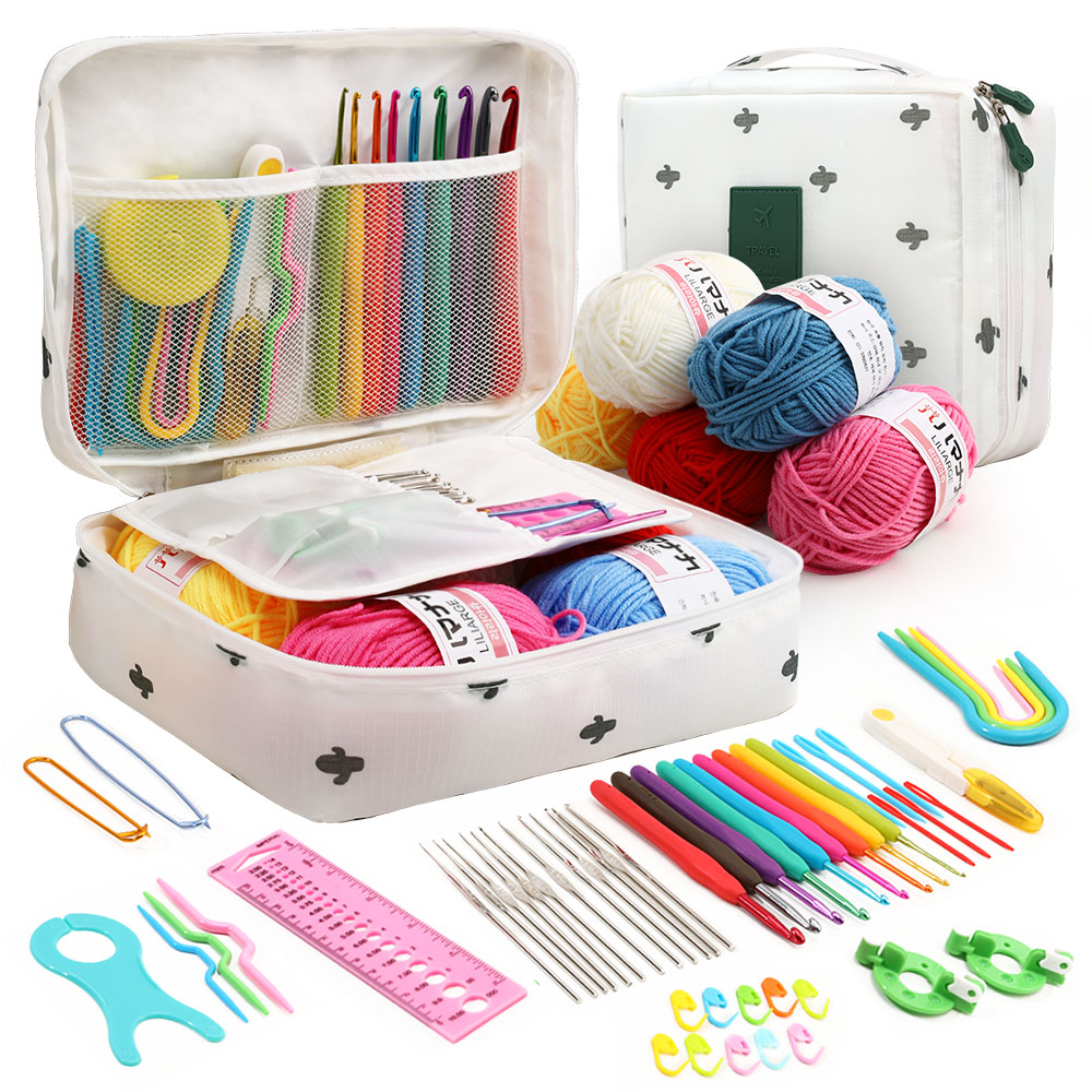 Beginner Beginner Crochet Suit Multi-color Storage Bag