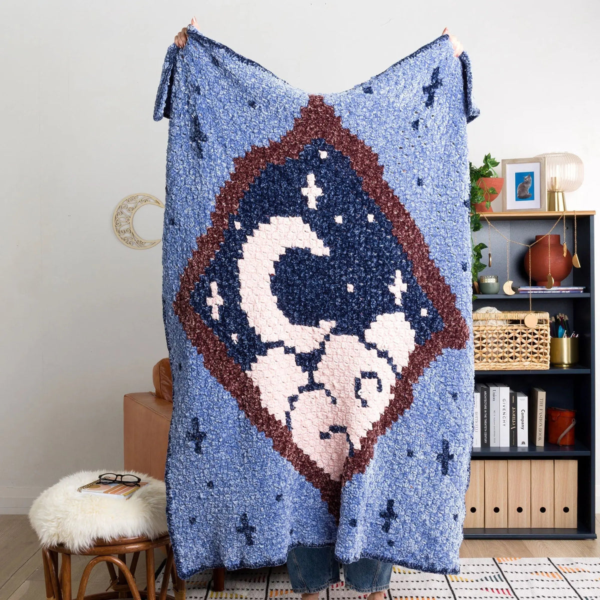 Bernat Moonlit View Crochet Blanket