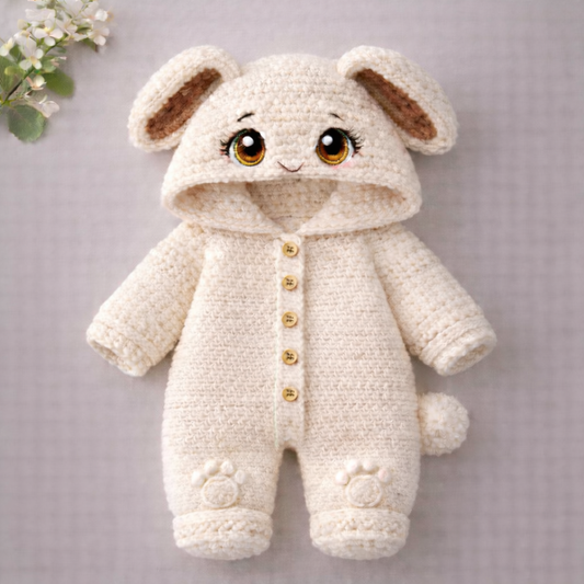 Bunny Jumpsuit - Crochet Pattern