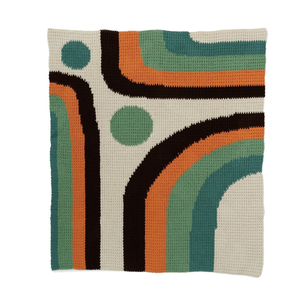 Caron Calm Current Crochet Blanket
