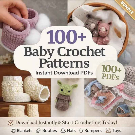 100+ Baby Crochet Patterns Bundle
