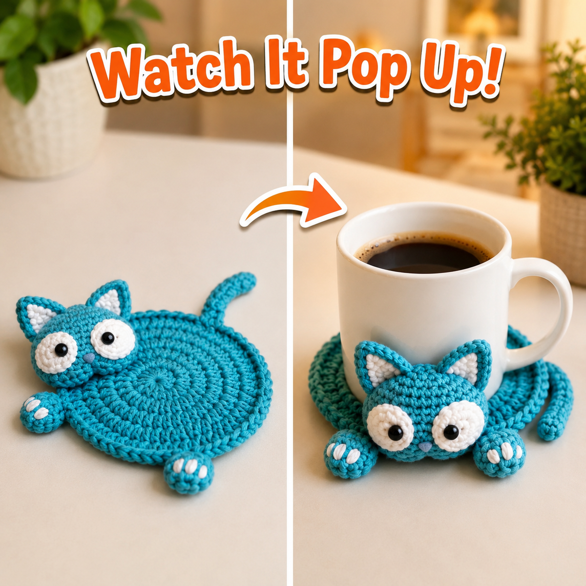 21-in-1 Pop-Up Animal Coaster Crochet Pattern Bundle