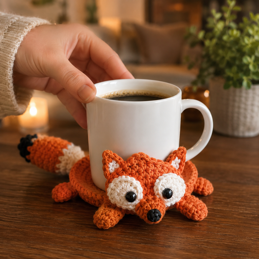 21-in-1 Pop-Up Animal Coaster Crochet Pattern Bundle