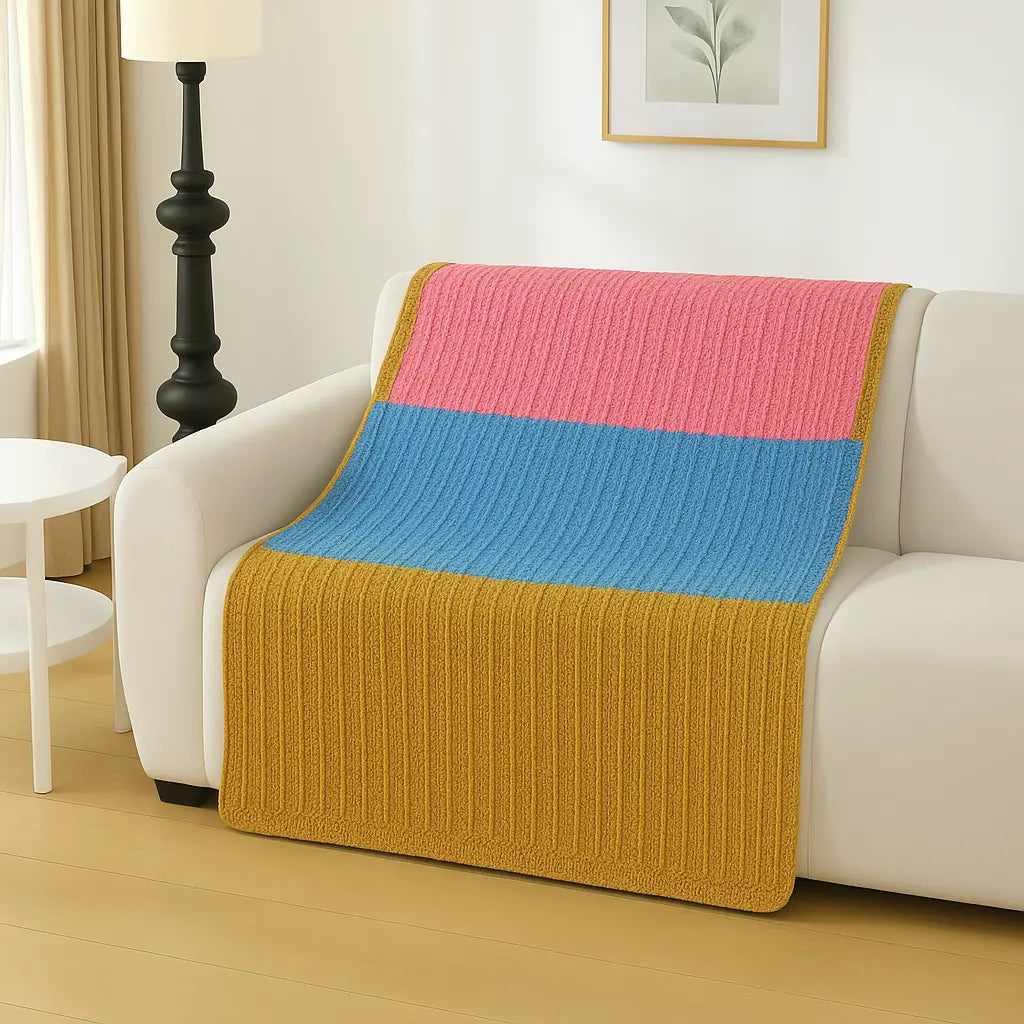Cozy Puff Stitch Crochet Blanket Pattern
