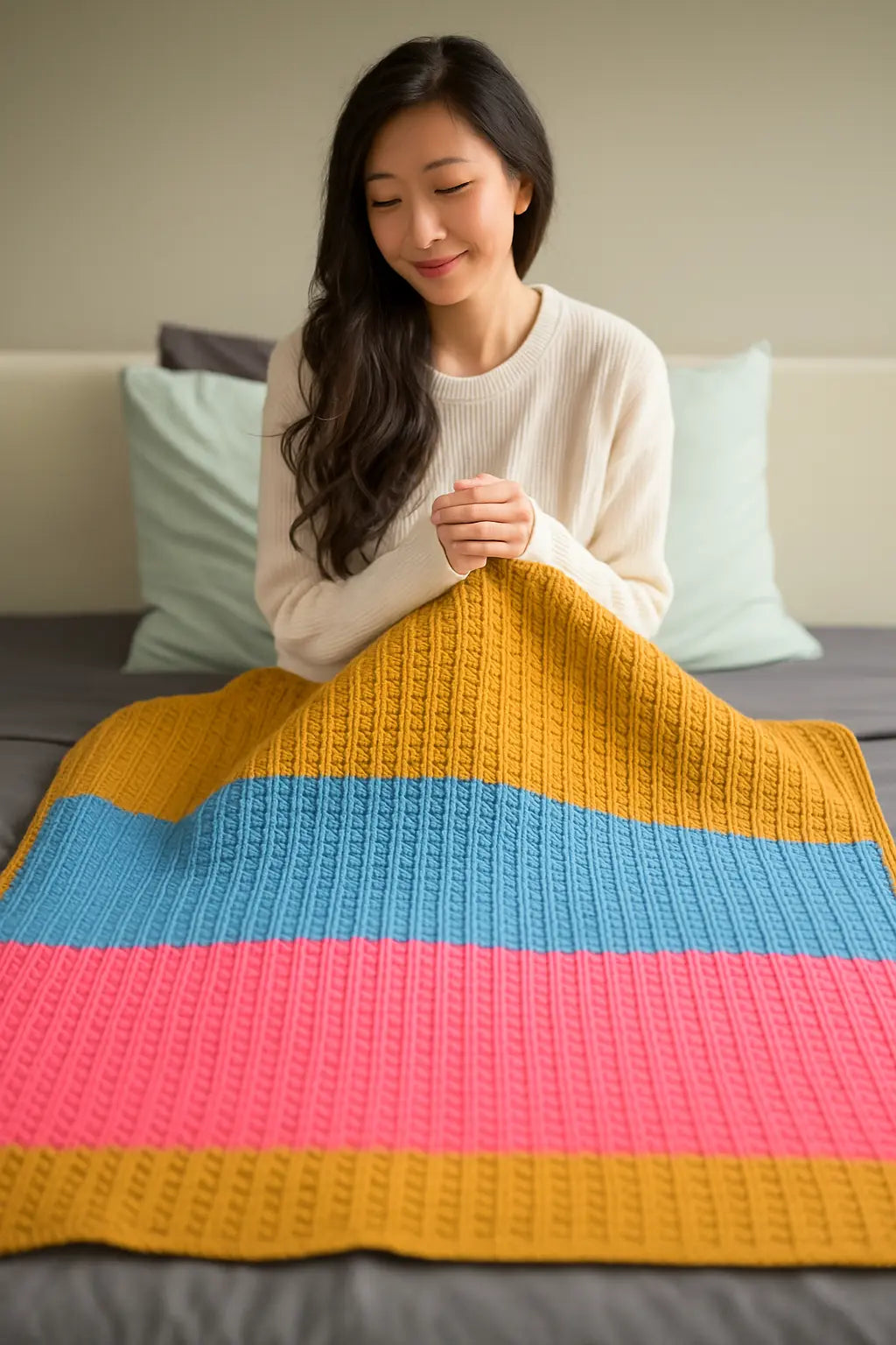 Cozy Puff Stitch Crochet Blanket Pattern