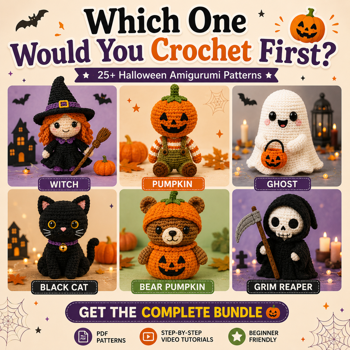 25+ Halloween Amigurumi Crochet Patterns
