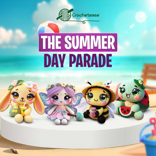 4 in 1 : The Summer Day Parade  – Crochet Pattern