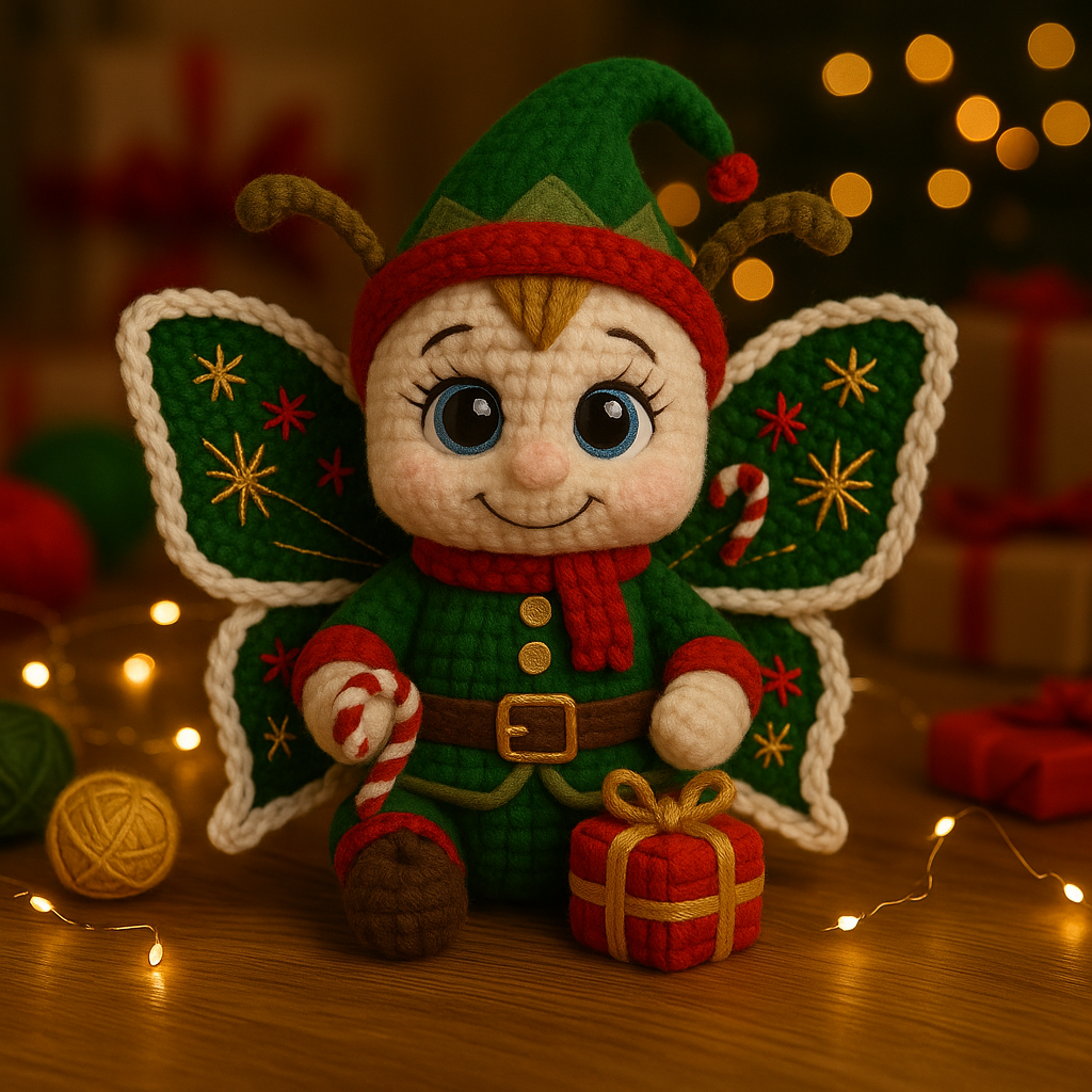 4 in 1 Christmas Butterflies Set – Crochet Patterns