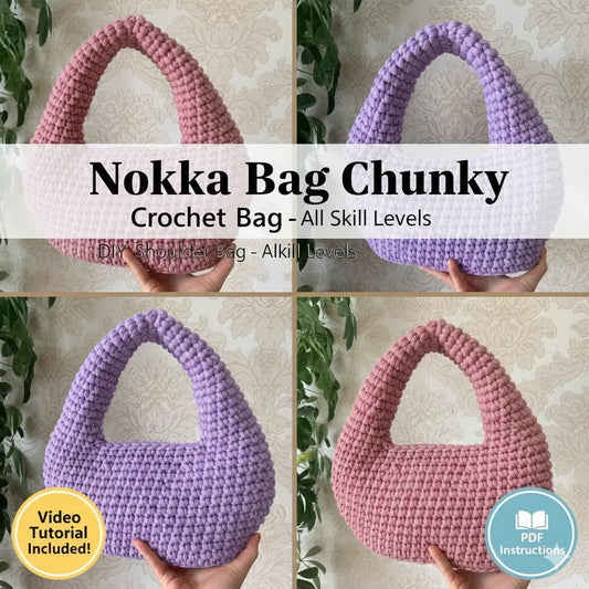 Nokka Bag Crochet Pattern PDF