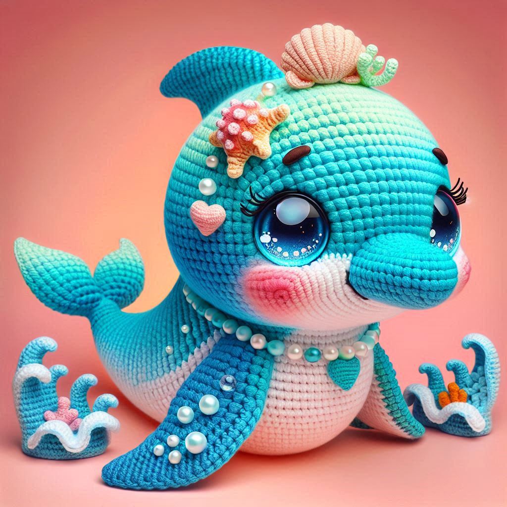 4 in 1: The Four Ocean Dolphins – Crochet Pattern