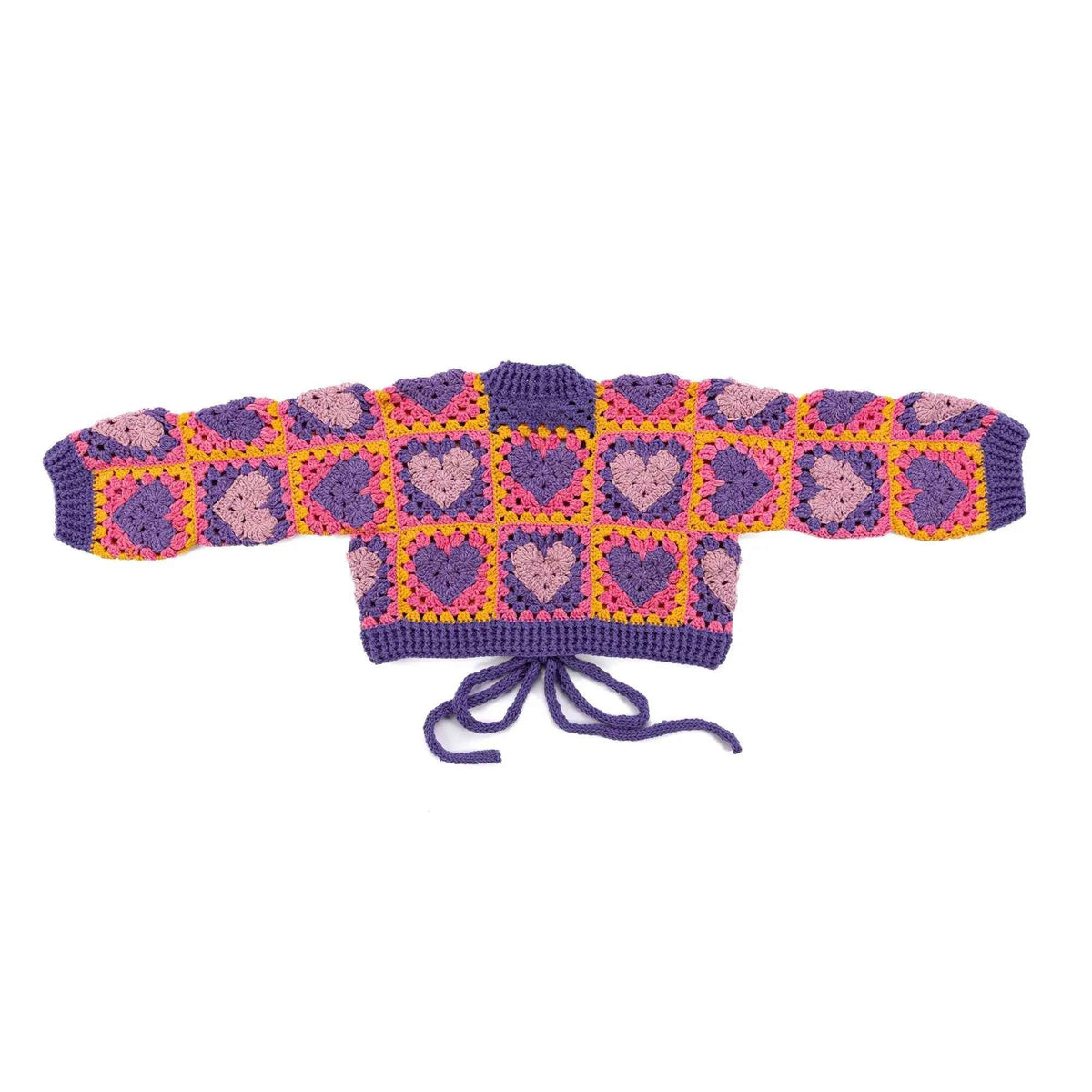 Red Heart Wrapped in Love Crochet Cardigan